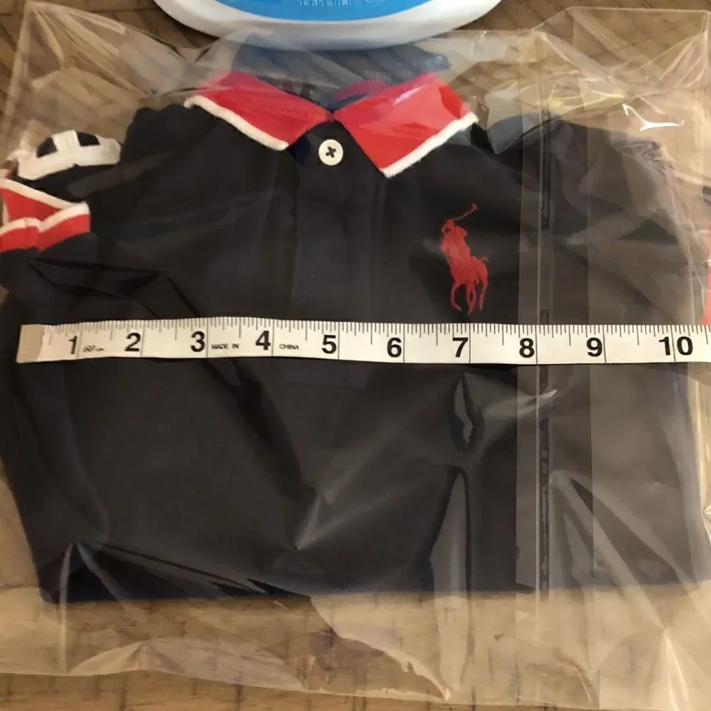 Ralph Lauren Unisex Nautical Vibe 💯 Cotton Onesie Number 3
